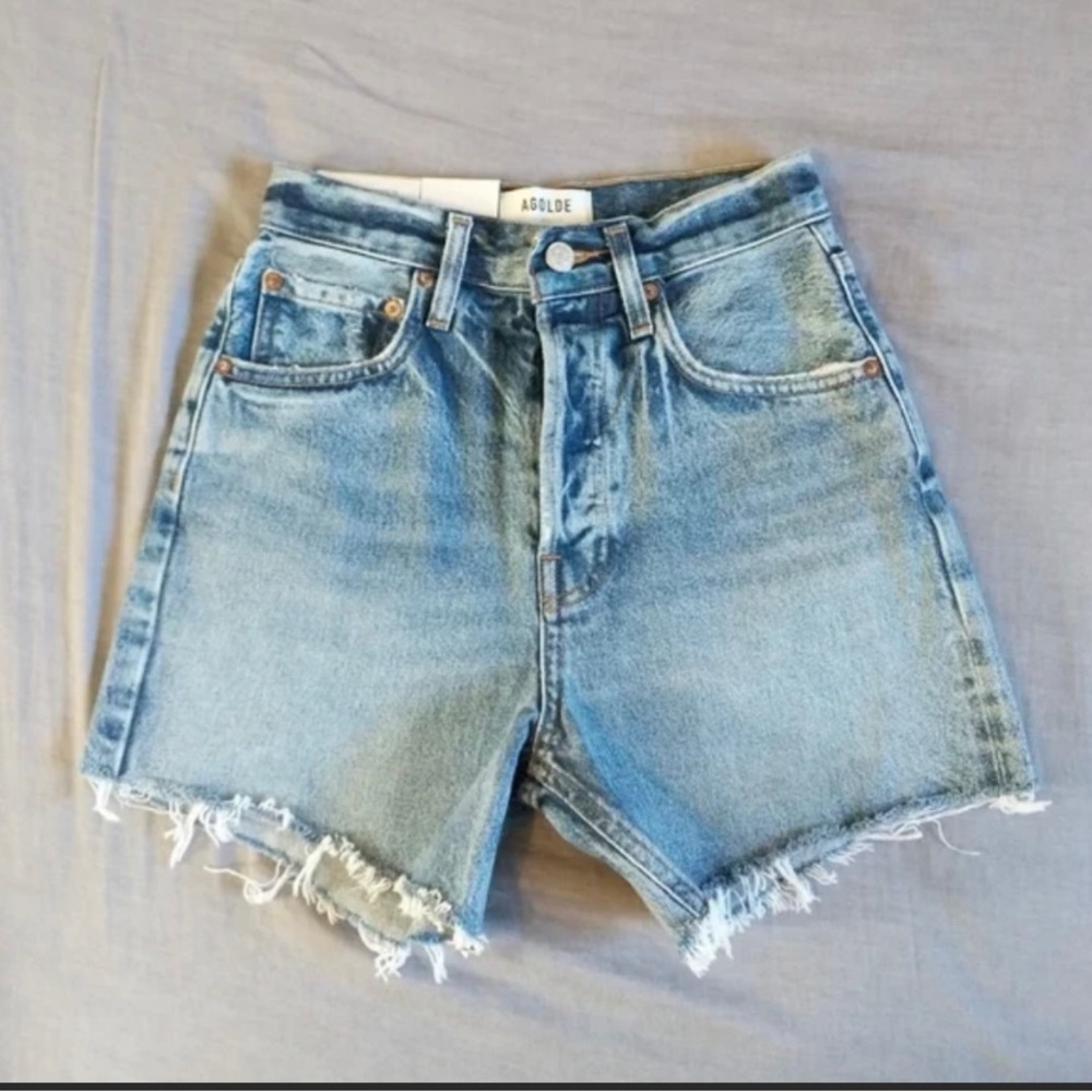 Agolde Riley Jeans Denim Shorts Outsider